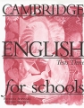 Cambridge English for Schools: Tests Three Издательство: Cambridge University Press, 2001 г Мягкая обложка, 72 стр ISBN 0-521-65644-3 Язык: Английский инфо 4727a.